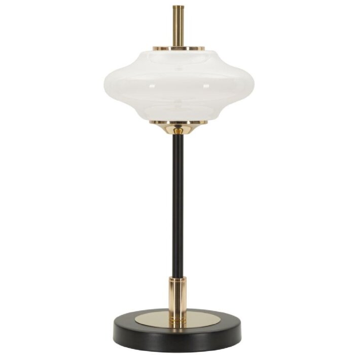Mauro Ferretti Stolní lampa Vintage sklo železo Ø22x46 cm E14