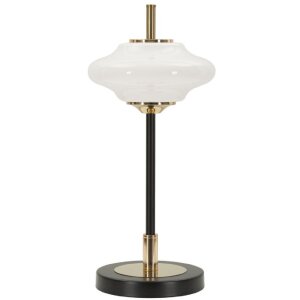 Mauro Ferretti Stolní lampa Vintage sklo železo Ø22x46 cm E14