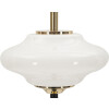 Mauro Ferretti Stolní lampa Vintage sklo železo Ø22x46 cm E14