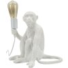 Mauro Ferretti Stolní lampa Sedící opice bílá 33x33x32 cm E27