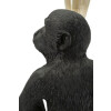 Mauro Ferretti Stolní lampa sedící opice černá 33x33x32 cm