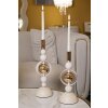 Mauro Ferretti Saturn krémové svícny – 2dílná sada Ø 10x27/33 cm