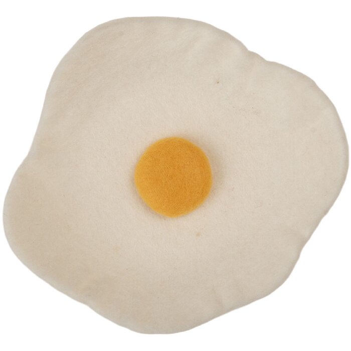Clayre & Eef 66292 Filcová mísa Smažené vejce Ø 18x3 cm