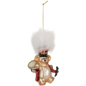 Clayre & Eef Vánoční ozdoba sklo 9x5x12 cm