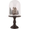 Clayre & Eef Skleněná kupole s LED dekorací Ø 17x36 cm