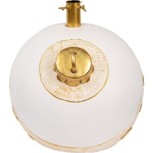 Clayre & Eef Stojan na vánoční stromek 40x38x38 cm bílo-zlatý