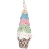 Clayre & Eef 6PR5300 Závěsný dort Ø 5x13 cm vícebarevný