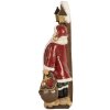 Clayre & Eef Vánoční ozdoba Santa Claus 18x7x20 cm červená/hnědá