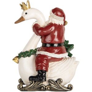 Clayre & Eef Dekorace Santy na labuti 13x10x16 cm