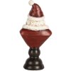 Clayre & Eef 6PR5674 Dekorační busta Santa Clause 7x5x15 cm