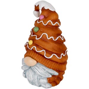 Clayre & Eef Dekorace Skřítek 9x8x13 cm Hnědá a Modrá