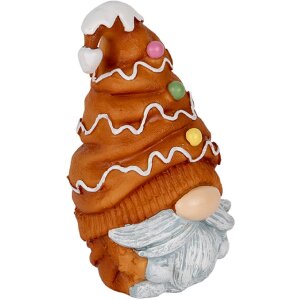 Clayre & Eef Dekorace Skřítek 9x8x13 cm Hnědá a Modrá