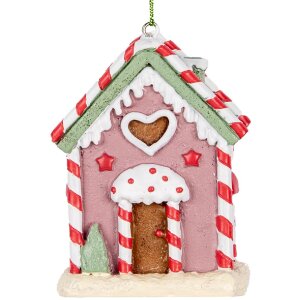 Clayre & Eef Dekorační závěs Dům 6x4x8...