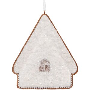 Clayre & Eef Dekorační závěs Dům 9x1x10...