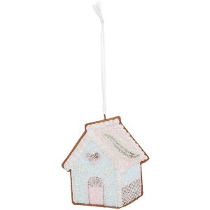 Clayre & Eef Dekorační závěs Dům 9x1x10...
