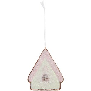 Clayre & Eef Dekorační závěs Dům 9x1x10...