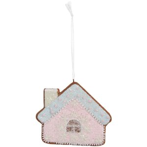 Clayre & Eef Dekorační závěs Dům 9x1x8...