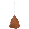 Clayre & Eef 6PR5347 Dekorace závěsný vánoční stromek 9x1x10 cm