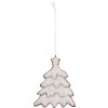 Clayre & Eef 6PR5349 Vánoční závěs Stromeček 9x1x10 cm