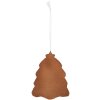 Clayre & Eef 6PR5350 Dekorace závěsný vánoční stromek 8x1x10 cm