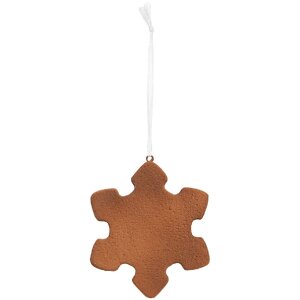 Clayre & Eef 6PR5354 Závěsná Dekorace Sněhová Vločka 9x1x10 cm