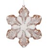 Clayre & Eef 6PR5354 Závěsná Dekorace Sněhová Vločka 9x1x10 cm