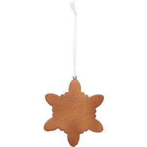 Clayre & Eef 6PR5355 Závěsná Dekorace Sněhová Vločka 9x1x10 cm