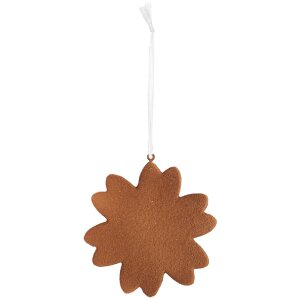 Clayre & Eef 6PR5356 Dekorační závěs Sněhová vločka 9x1x10 cm