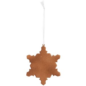 Clayre & Eef 6PR5357 Dekorace Závěsná Sněhová Vločka 9x1x10 cm