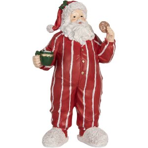 Clayre & Eef Vánoční dekorace Santa Claus 18x11x31 cm