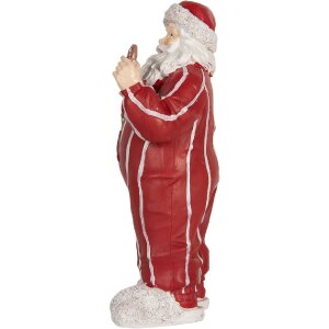 Clayre & Eef Vánoční dekorace Santa Claus 18x11x31 cm