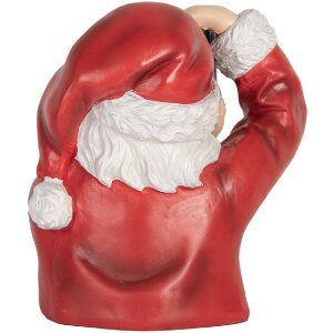 Clayre & Eef 6PR5762 Dekorativní Busta Santa Claus 21x17x22 cm