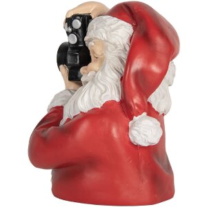 Clayre & Eef 6PR5762 Dekorativní Busta Santa Claus 21x17x22 cm