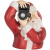 Clayre & Eef 6PR5762 Dekorativní Busta Santa Claus 21x17x22 cm