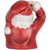 Clayre & Eef 6PR5762 Dekorativní Busta Santa Claus 21x17x22 cm