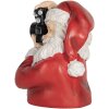 Clayre & Eef 6PR5762 Dekorativní Busta Santa Claus 21x17x22 cm