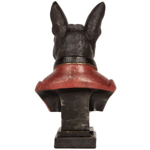 Clayre & Eef 6PR5577 Dekorační poprsí psa 15x12x26 cm