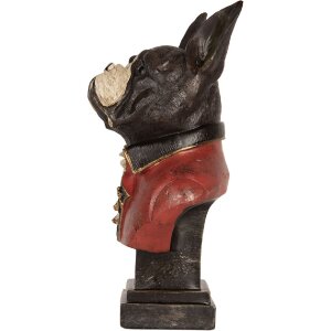 Clayre & Eef 6PR5577 Dekorační poprsí psa 15x12x26 cm
