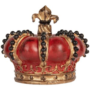 Clayre & Eef Dekorativní koruna 13x11 cm...