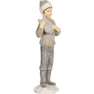 Clayre & Eef 6PR5920 Vánoční dekorace pro děti (2) 8x7x22 cm