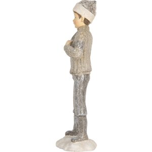 Clayre & Eef 6PR5920 Vánoční dekorace pro děti (2) 8x7x22 cm