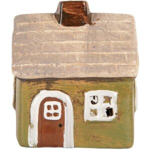 Clayre & Eef Dekorační domeček 8x7x10 cm -...