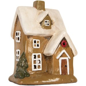 Clayre & Eef Dekorační domeček 15x12x20 cm