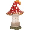 Clayre & Eef Dekorační houba 11x11x16 cm červeno-bílá