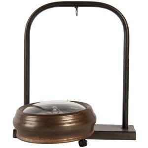 Clayre & Eef Stolní hodiny 14x5x16 cm / 1xAA