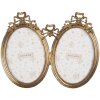 Clayre & Eef Fotorámeček 21x2x16 cm / 9x13 cm (2) zlatý