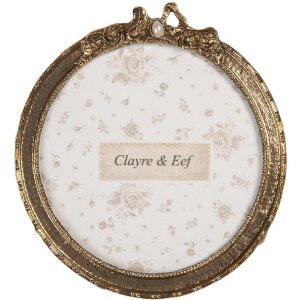 Clayre & Eef Fotorámeček 10x11 cm / Ø 9...