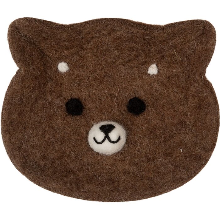 Clayre & Eef 66302 Plstěná mísa Medvěd 15x13x3 cm