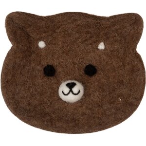 Clayre & Eef 66302 Plstěná mísa Medvěd 15x13x3 cm