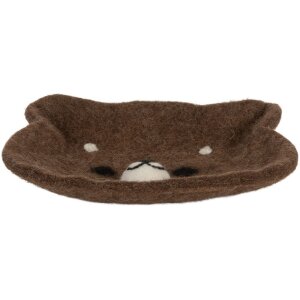 Clayre & Eef 66302 Plstěná mísa Medvěd 15x13x3 cm